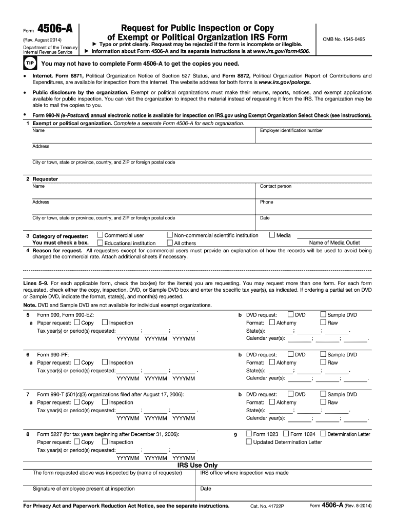 4506 Form Online IRS Tax Forms 2022