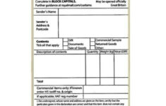 5x 250 Self Adhesive Customs Declaration Forms Label CN22