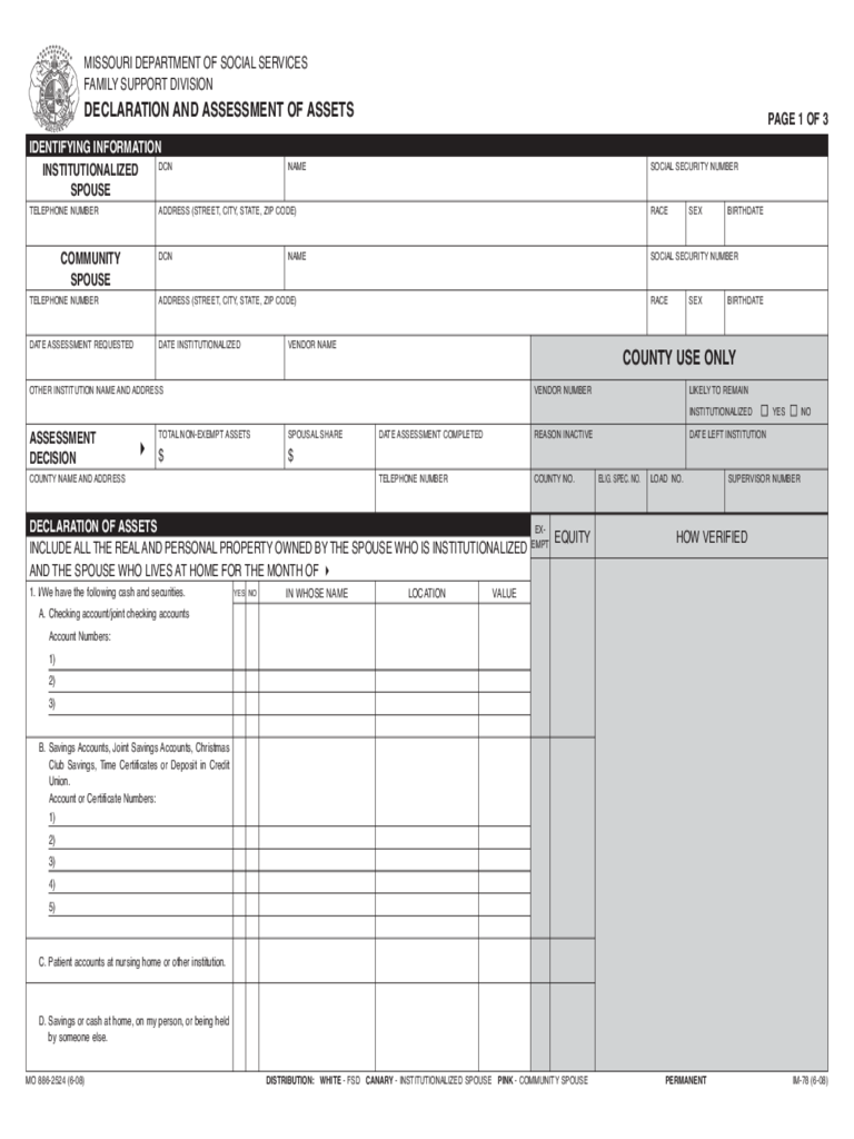 Asset Declaration Form 3 Free Templates In PDF Word 