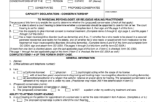 Capacity Declaration Form Fill Out And Sign Printable