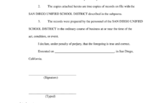 Declaration Of Custodian Of Records Form Ca Fill Out And