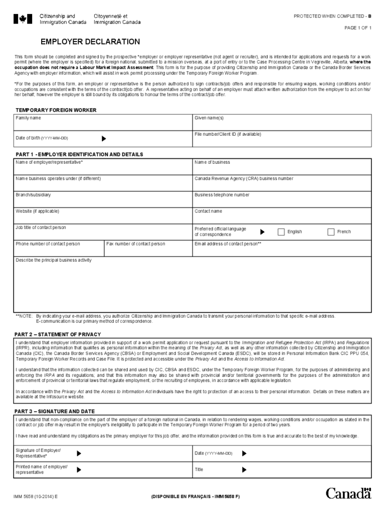Employee Declaration Form 3 Free Templates In PDF Word 