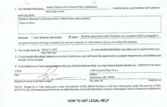 Eviction Form Free Printable Documents