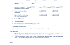 Export Value Declaration Fill Out And Sign Printable PDF