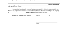 Fill Edit And Print Declaration Of Gift Form Online