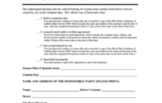 Fillable Declaration Form Of Non Ownership Or Lease