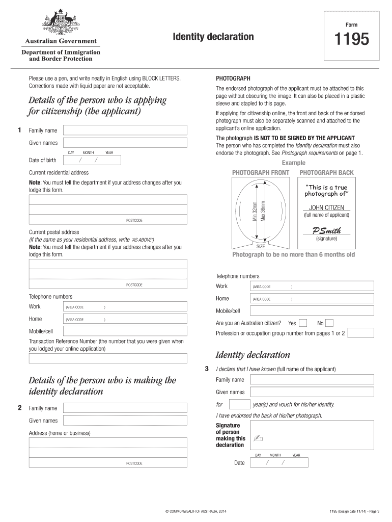 Form 1195 Fill Out And Sign Printable PDF Template SignNow