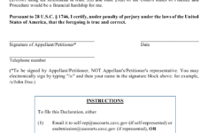 Form 4 Download Fillable PDF Or Fill Online Declaration Of