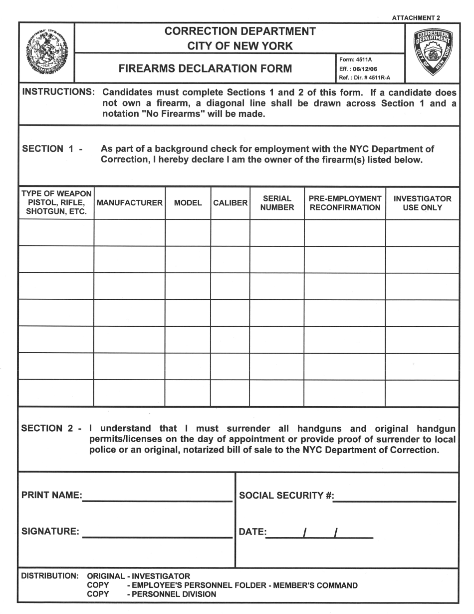Form 4511A Attachment 2 Download Fillable PDF Or Fill 