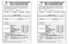 Health Declaration Form CUMC