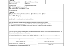 How To Fill Out Nevada Homestead Form Fill Online