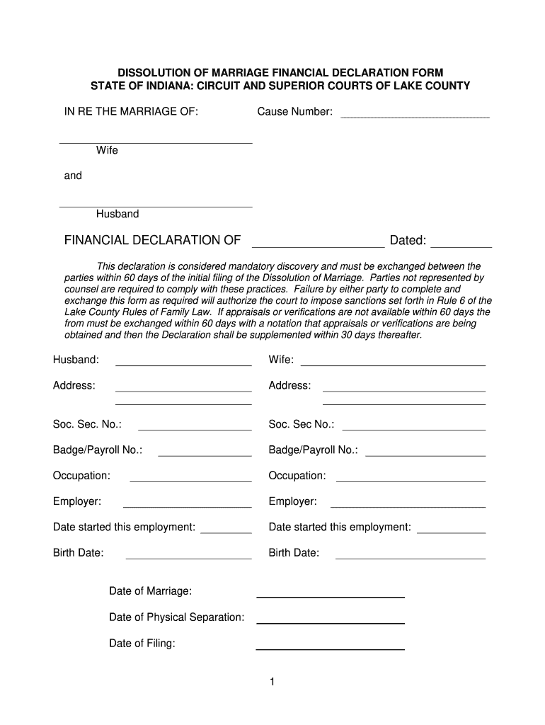 Marriage Declaration Form Fill Out And Sign Printable 