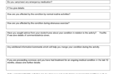 Medical Declaration Form In Word And Pdf Formats