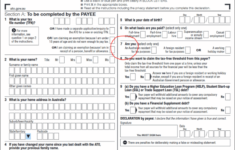 New Tax File Number Declaration Form Payroll Blog E