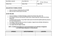 Police Declaration Form Fill Out And Sign Printable PDF