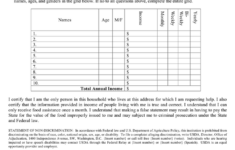 Self Declaration Of Income Form In Word And Pdf Formats