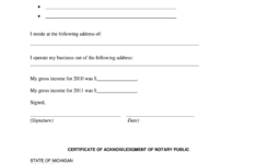 Self Employed Declaration Letter Fill Out And Sign