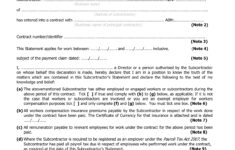 STATUTORY DECLARATION Workers Compensation