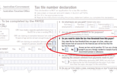 What Is The Tax free Threshold And How Does It Work