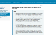 What s New Queensland Border Declaration Pass Tweet Per